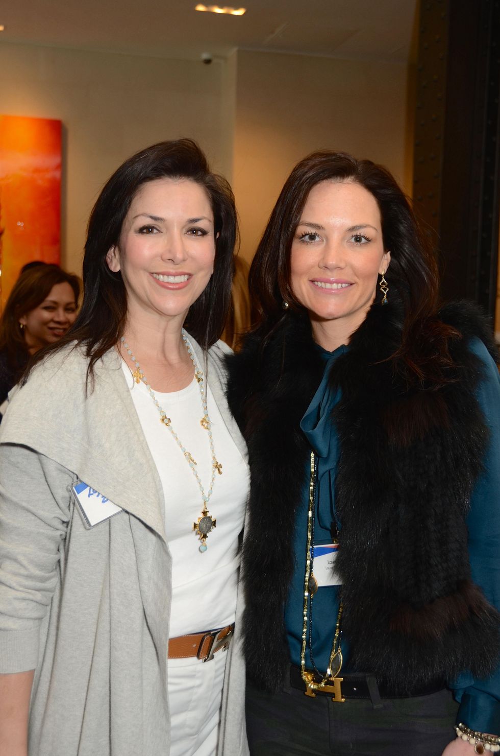 5 Lynn Zeid, left, and Laurel Ross at the Ellevate launch March 2015