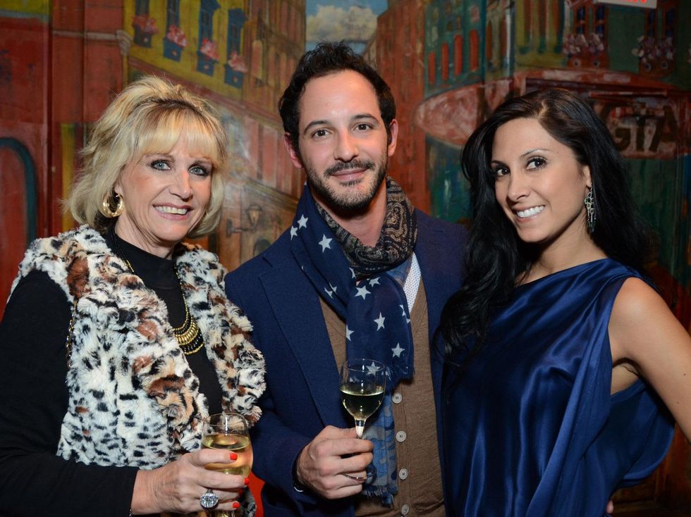 5 Melanie Campbell, from left, Fabrizio Consiglio and Andi Roiz-Chambers at the Holocaust Museum Houston's Next Generation Young Professionals kickoff party November 2013