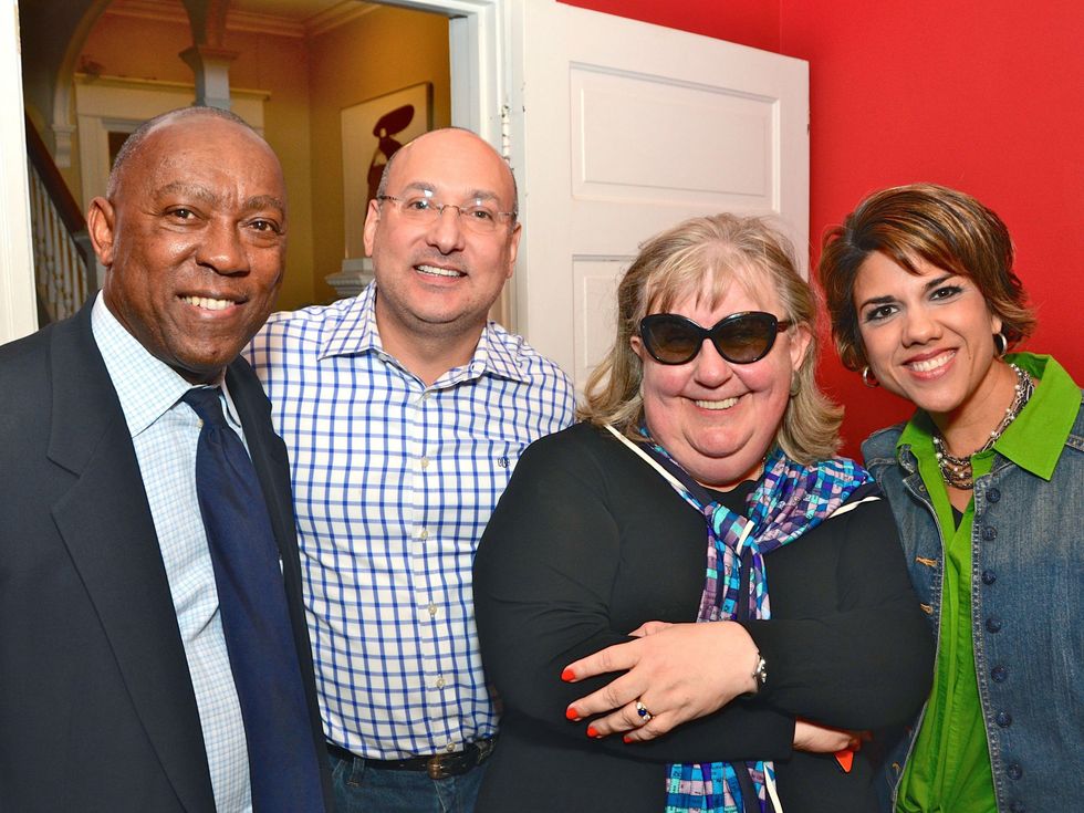 5 Sylvester Turner, from left, Gilbert Garcia, Cindy Clifford and Dr. Dee Dee Garcia at Cindy Clifford's birthday bash November 2014