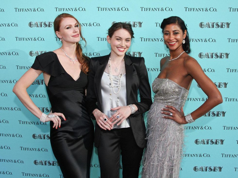 5 Tiffany & Co. Houston party May 2013 Models in Tiffany jewels worn in The Great Gatsby