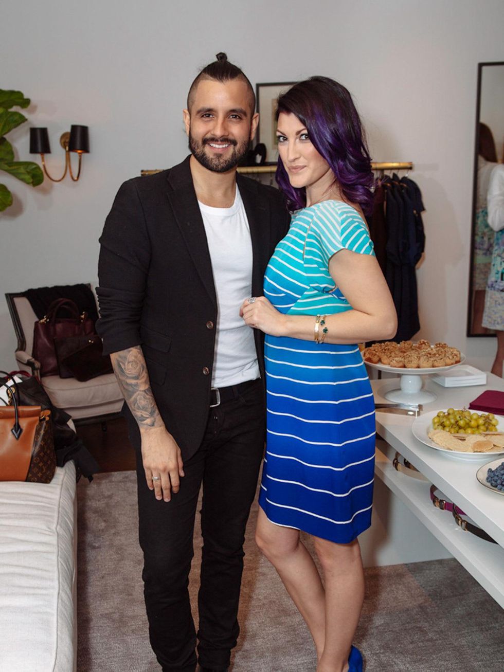 5 Vico Puentes and Magen Pastor at the Julie Rhodes Fashion & Home Nonoo trunk show for Houston Children Give Back January 2014