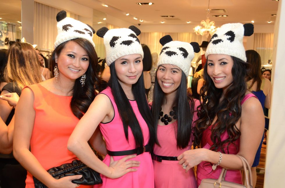 5 Vivian Vy Nguyen, from left, Jacqueline Nguyen, Jacqueline Nguyen and Vy Le at Mandy Kao and Nihala Zakaria birthday party October 2014