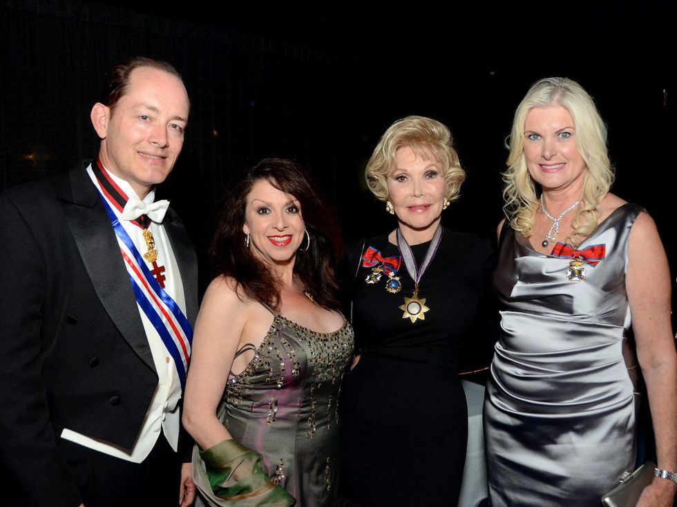 50 Geoff Connor, from left, Cammie Jones, Joanne King Herring and Mica Mosbacher at the Consular Ball October 2013