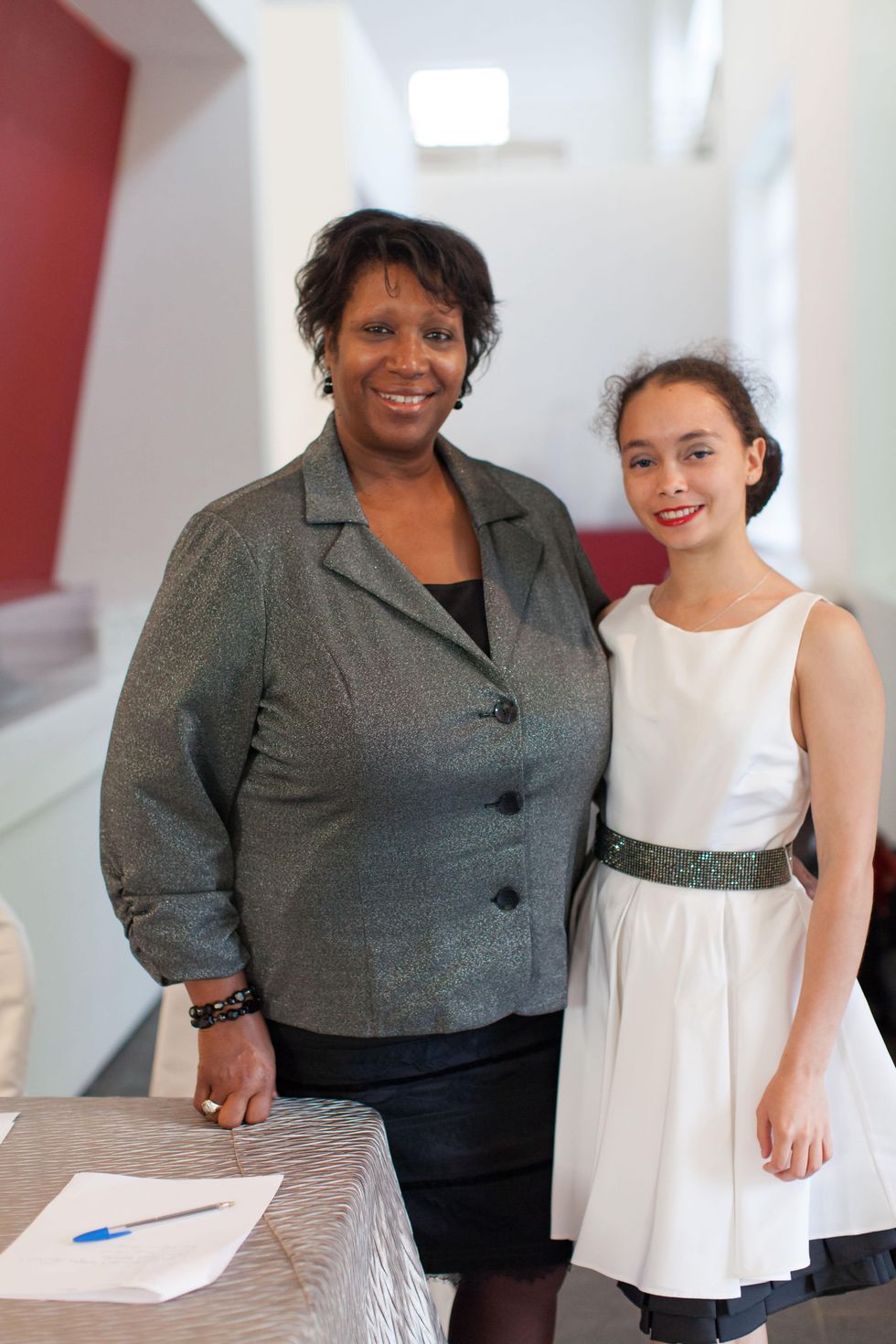50 Karen Franklin, left, and Faith Stone at For the Sake of Art June 2014