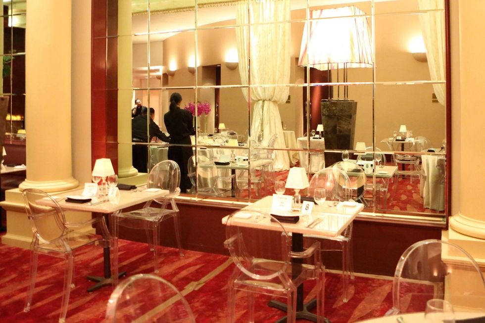 52 More tables Wortham Center Founder's Salon makeover March 2015