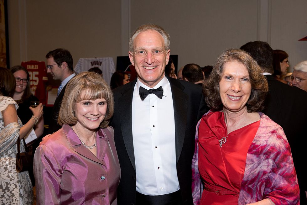 53 Anna Babin, from left, Joel Dinkin and Linda O\u2019Black at the Jewish Community Center Children's Scholarship Ball March 2015