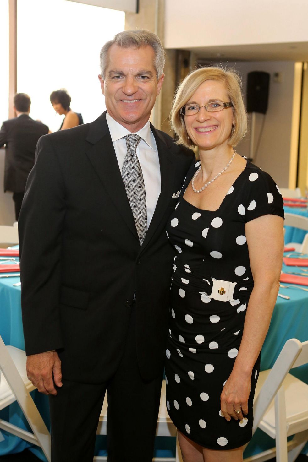 5318 Mary Margolis and Tony Canino at the Alley Opening Night dinner May 2014
