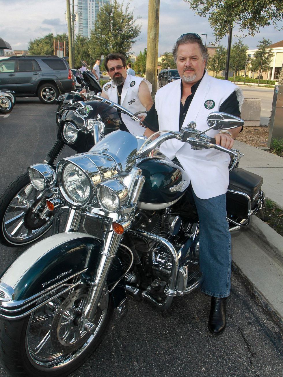 54 Rodney King, left, and John Becvar at Deacons of Deadwood