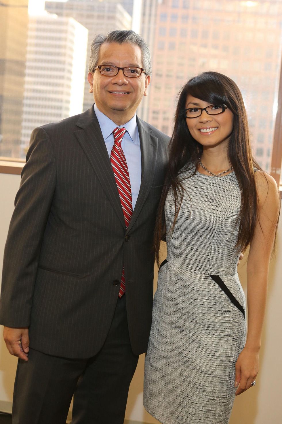5406 David Ruiz and Van Ngo at the Alley Opening Night dinner May 2014