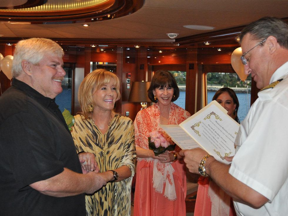 56 Shelby Renewing Vows in France June 2013 John Eddie Williams, Sheridan Williams, Shelby Hodge, Janet Gurwitch, Keith Moore