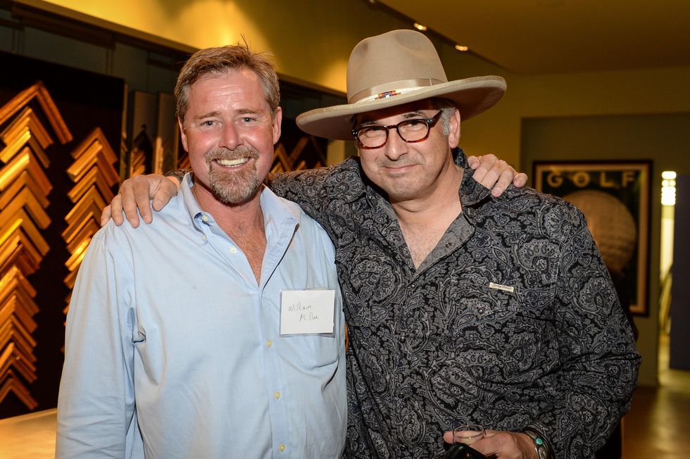 58 Billy Miller, left, and Mark Burns at the HeartGift photo exhibition May 2014