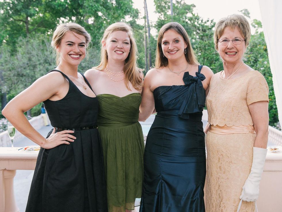 6 Always a Bridesmaid party at Rienzi May 2013 Victoria Ridgway, Sarah Henderson, Durham Kyle, Barbara Fowler