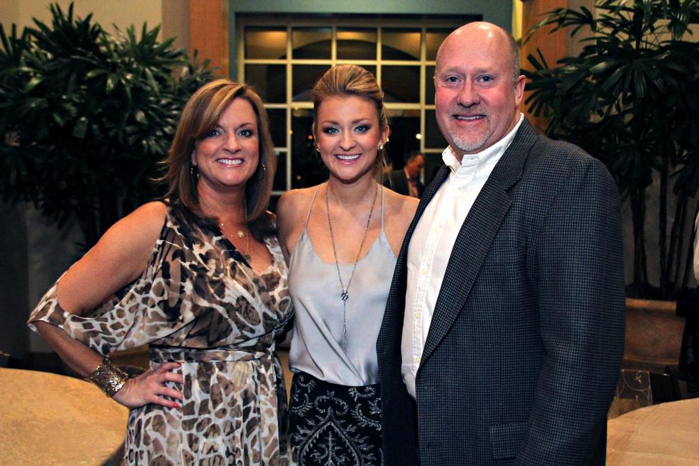 6 Bernice King, from left, Kelly King Kevin King at the Mercedes-Benz of Sugar Land Cystic Fibrosis Event October 2014