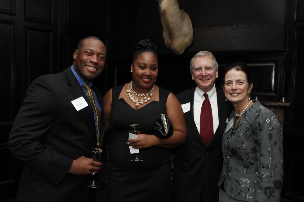 6 Brian Raines, from left, Kennetha Battle, Ashley Smith and Peggy Smith at the Health Museum Gala September 2014