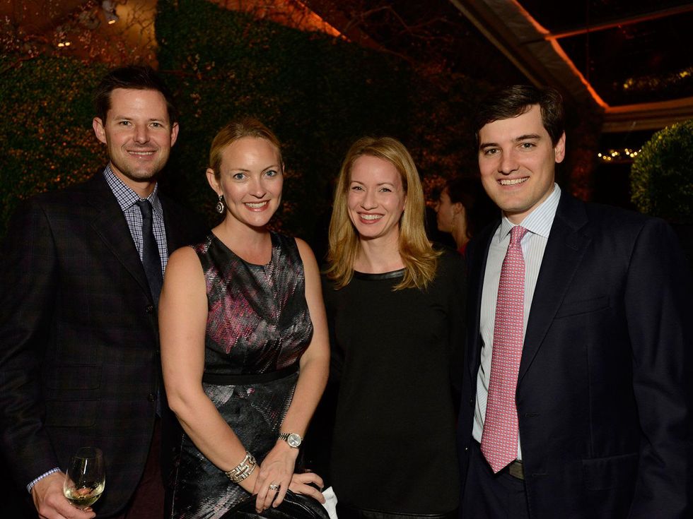 6 Brig Smart, Marcia Smart, Mary Groves, Carter Groves at the Texas Children's Ambassadors Holiday Party December 2013
