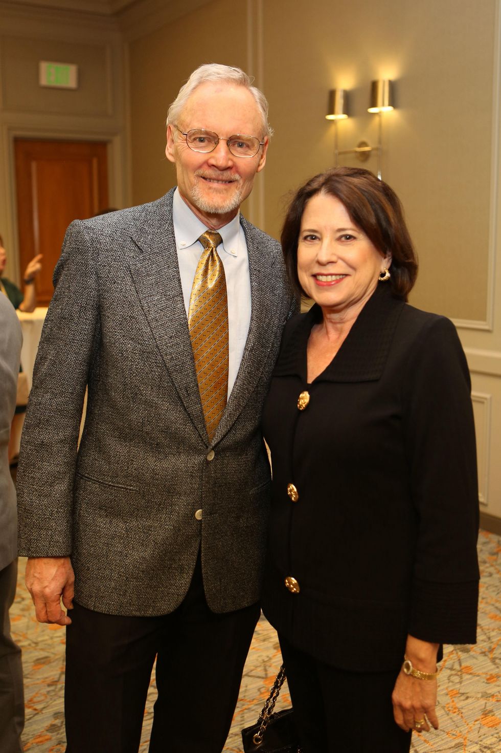 6 Bruce and Stephanie Newell at the Guardian of the Human Spirit luncheon November 2014