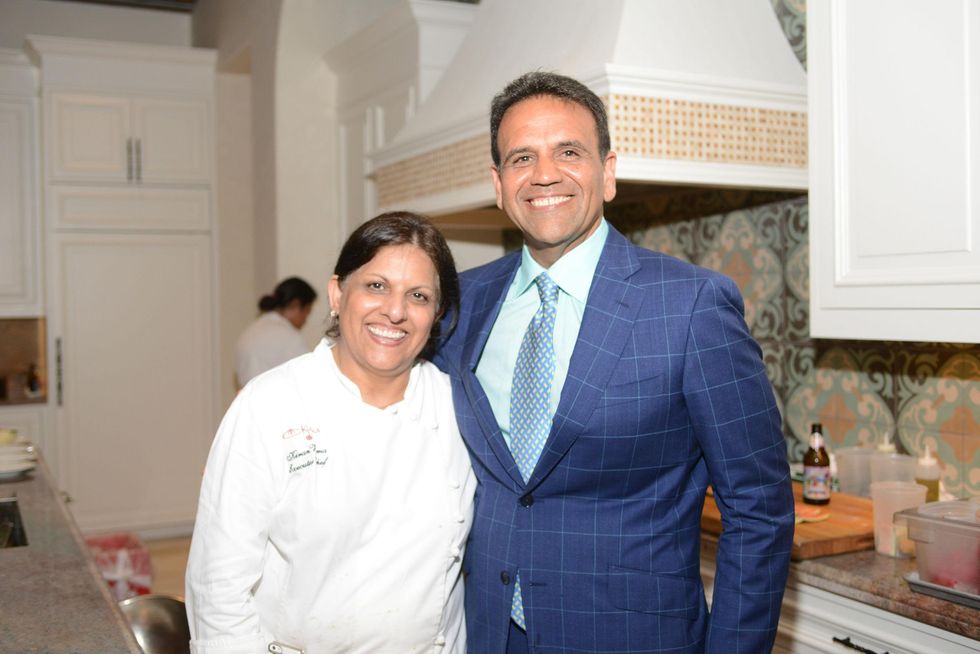 6 Chef Kiran Verma and Al Ross at the Recipe for Success Open Kitchens kick-off June 2014