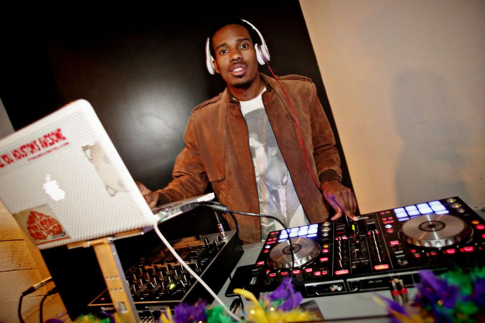 6 D.J. Artafackt at Gray\u2019s Public House Mardi Gras grand opening benefiting Urban Green February 2015