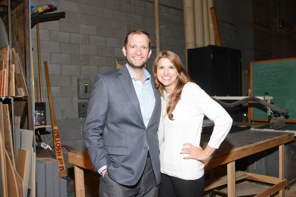 6 Davis and Ashley Jackson at the Alley Theatre Young Professional Event - Dracula October 2014