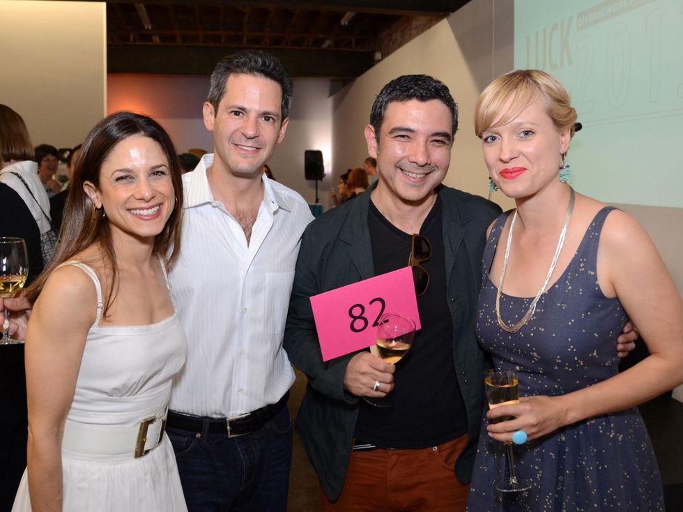 6 Diverseworks Luck of the Draw May 2013 Karen Farber, Justin Segal, Rogelio Rendon, Rachel Cook