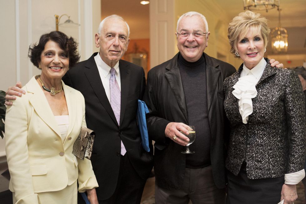 6 Drs. Mary Ann and Bob Wilkins, from left, and Chuck and Charlene Nickson at the Houston Center for Photography Print Auction February 2015