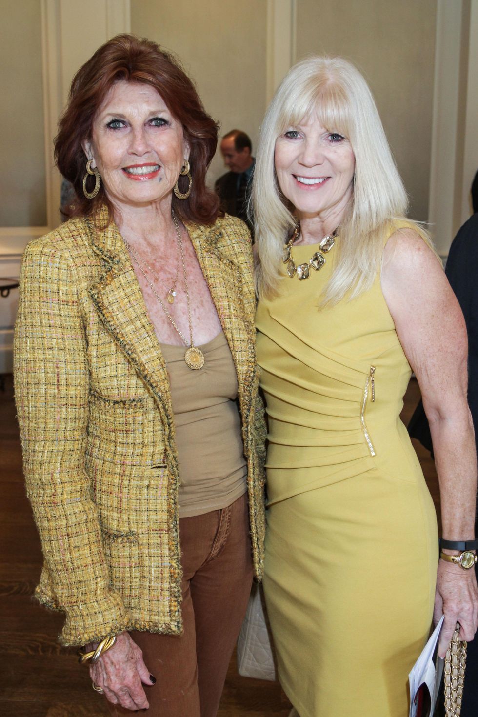 6 Eleanor Connan, left, and Patricia Cooper at the Moores School of Music Luncheon November 2014