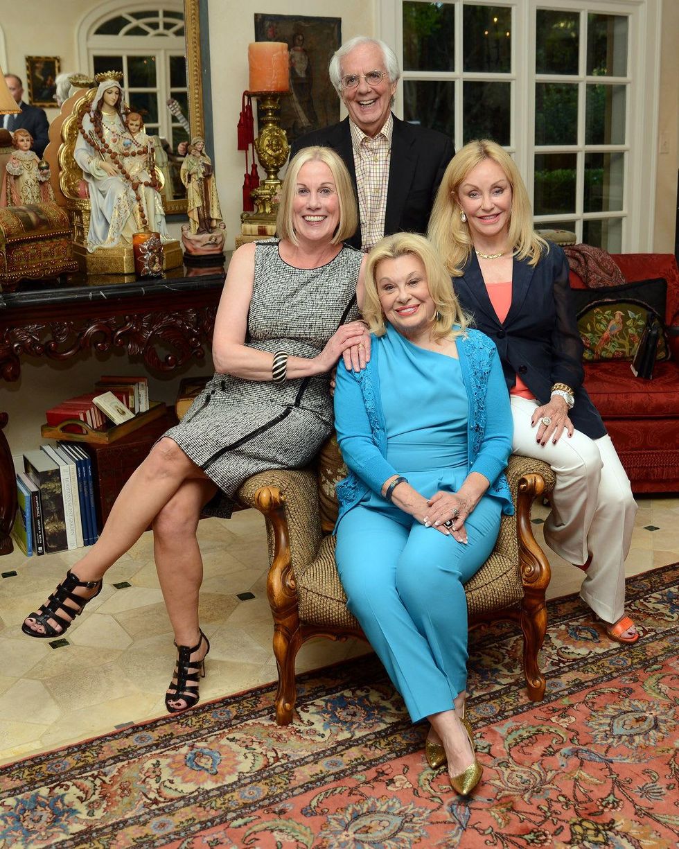 6 Elsie Eckert, from left, Scott Basinger, Sidney Faust and Judi McGee at the Celebration of Champions kick-off September 2014