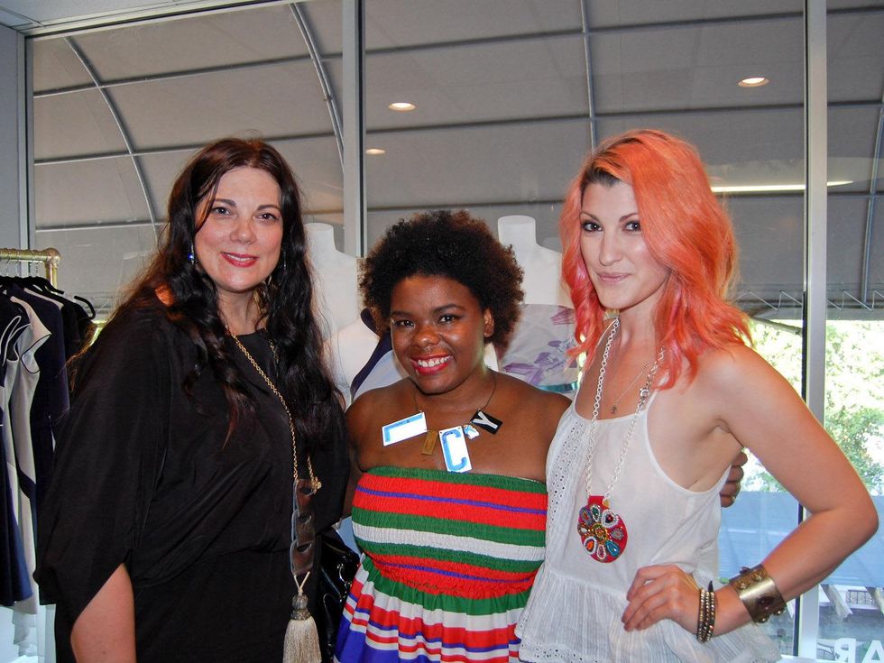 6 Houston Designed kickoff event July 2013 Dawn Bell, Ahshia Berry, Magen Pastor