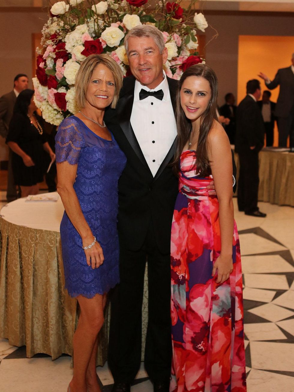6 Houston Wine & Roses Gala May 2013 Kathy Frederickson and Paul Frederickson and Kristen Frederickson