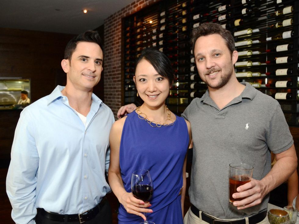 6 Houston Young Professionals and Ballet Barre kickoff event September 2013 Brett Slobin, Nao Kusuzaki, Josh Mitelman