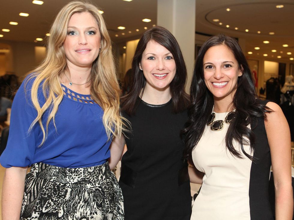 6 Jenny Berry, from left, Amy Dixon and Allie Danziger at the Galveston Mardi Gras gown preview January 2014