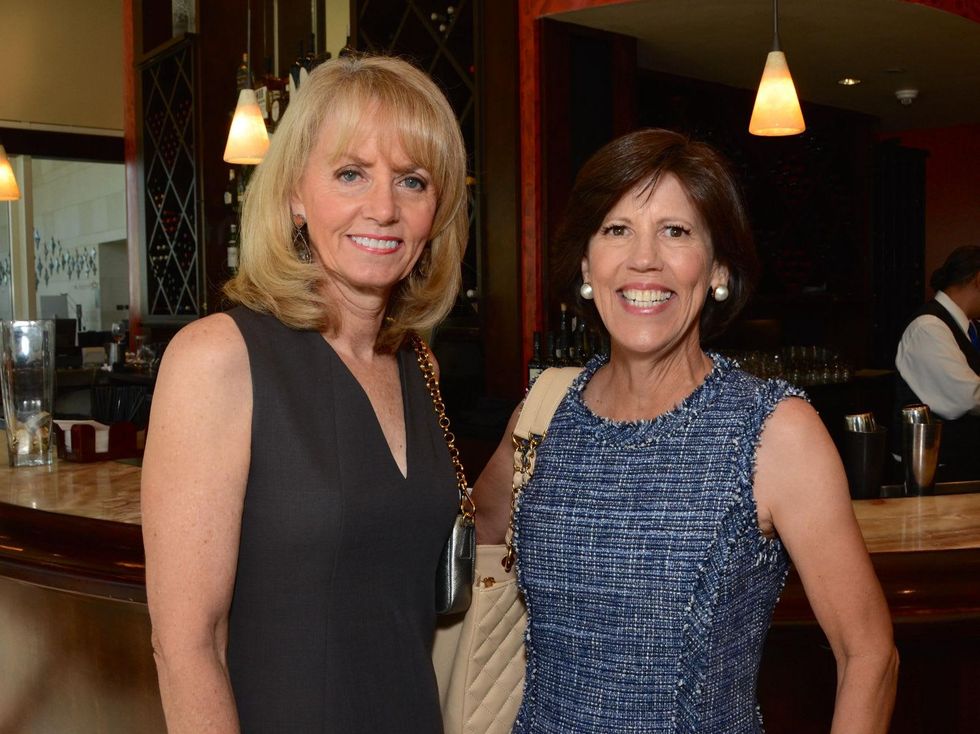 6 Kathy Pipkin, left, and Shannon Swyka at the Dec My Room luncheon October 2014
