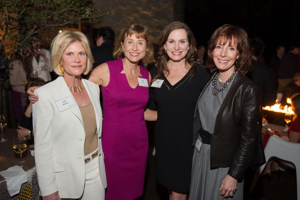 6 Kelli Blanton, from left, Dr. Julie Boom, Cabrina Owsley and Marcy Taub at the The Society for Leading Medicine party February 2015