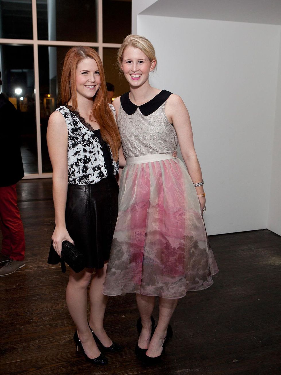 6 Lizzy Greene, left, and Devon Liedtke at the Menil Young Professionals party December 2013