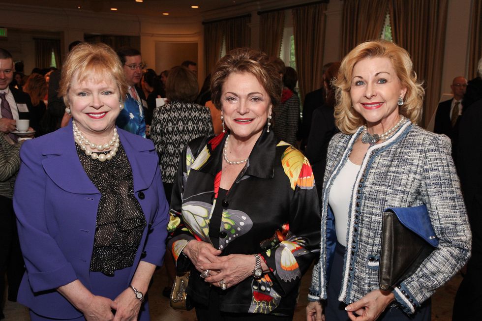 6 Mayors Literacy Breakfast Houston May 2013 Leila Perrin, Beth Wolff and Dana Kervin