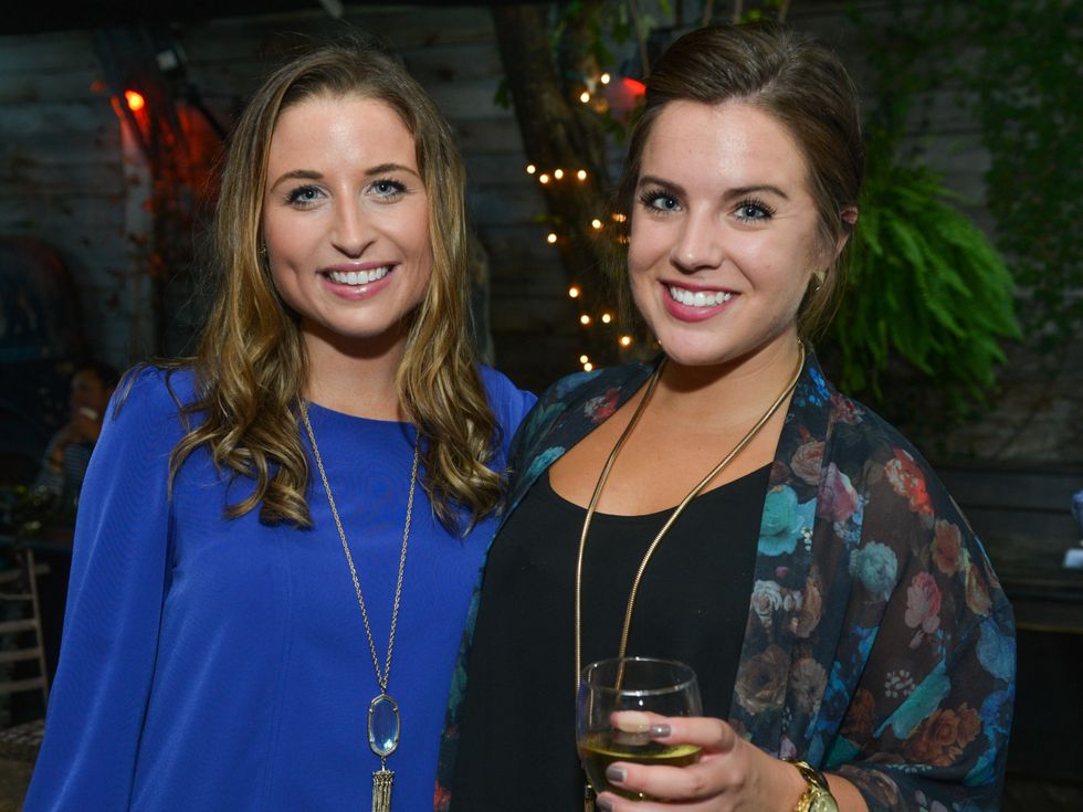 6 Megan Lesser, left, and Michelle Wirzbicki at the CultureMap Social at Boheme September 2014