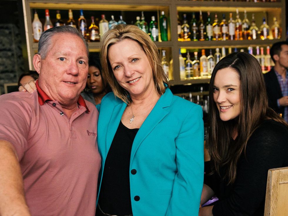6 Mike and Michele Maerz, from left, with Christina Maerz at CityCentre Night Out with CultureMap April 2014