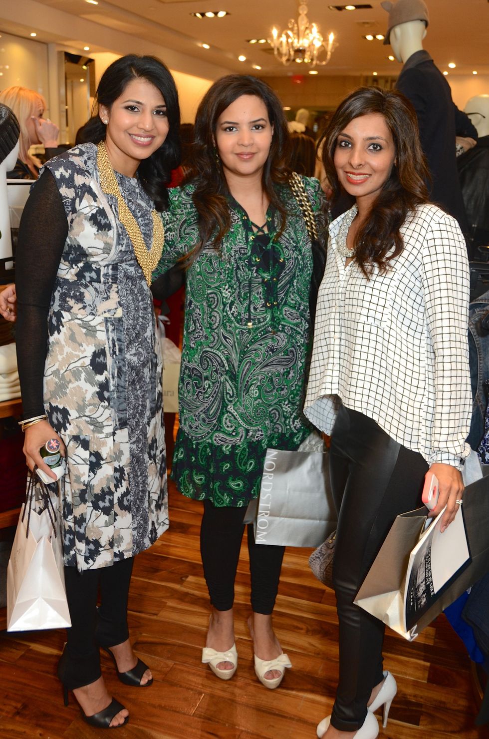 6 Nihala Zakaria, from left, Nadia Saiz and Samiha Khan at Mandy Kao and Nihala Zakaria birthday party October 2014