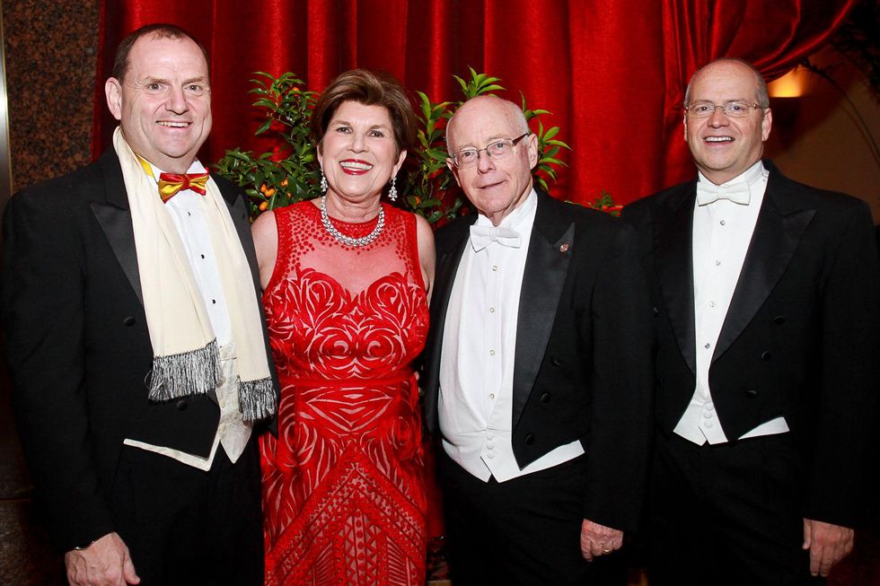 6 Perryn Leech, from left, Robin Angly, Miles Smith and Patrick Summers Houston Grand Opera Ball April 2015