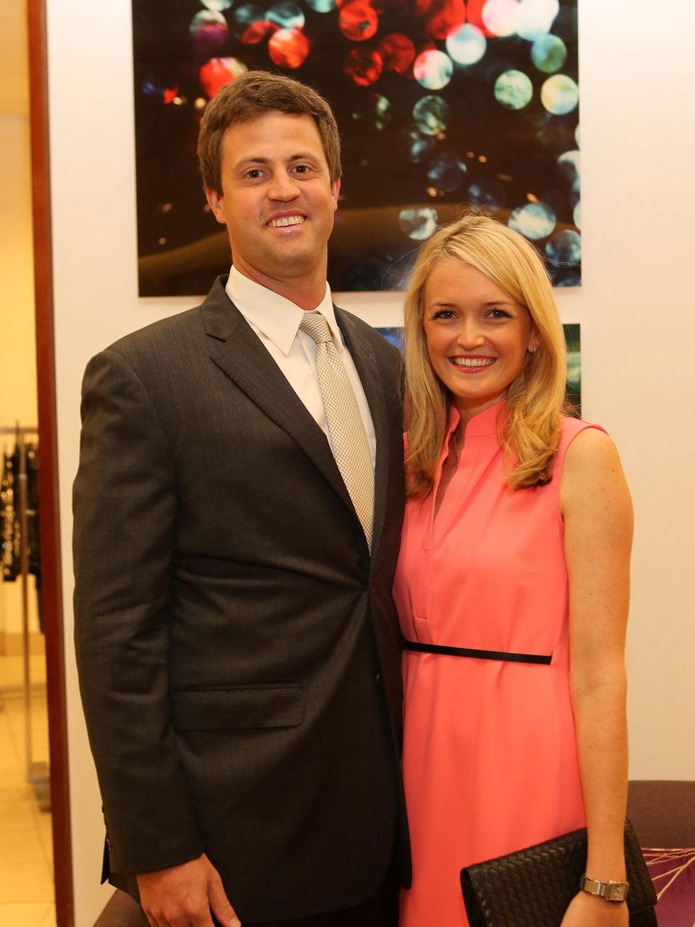 6 Robert Eifler and Sydney Ealand at Saks' Key to the Cure October 2013