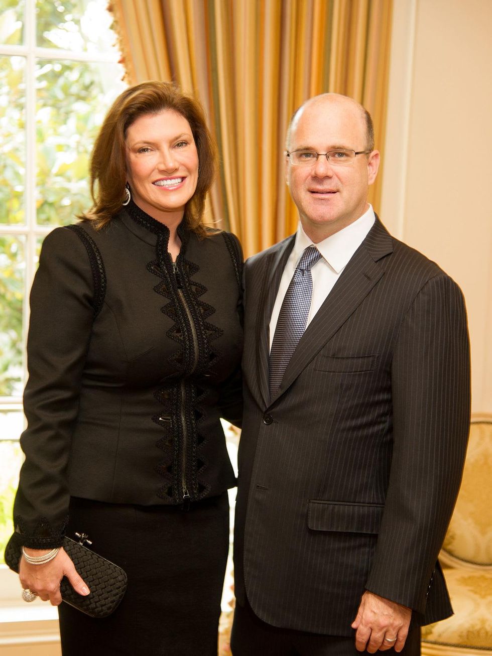 6 Rosemarie and Matt-Johnson at the CancerForward luncheon November 2013