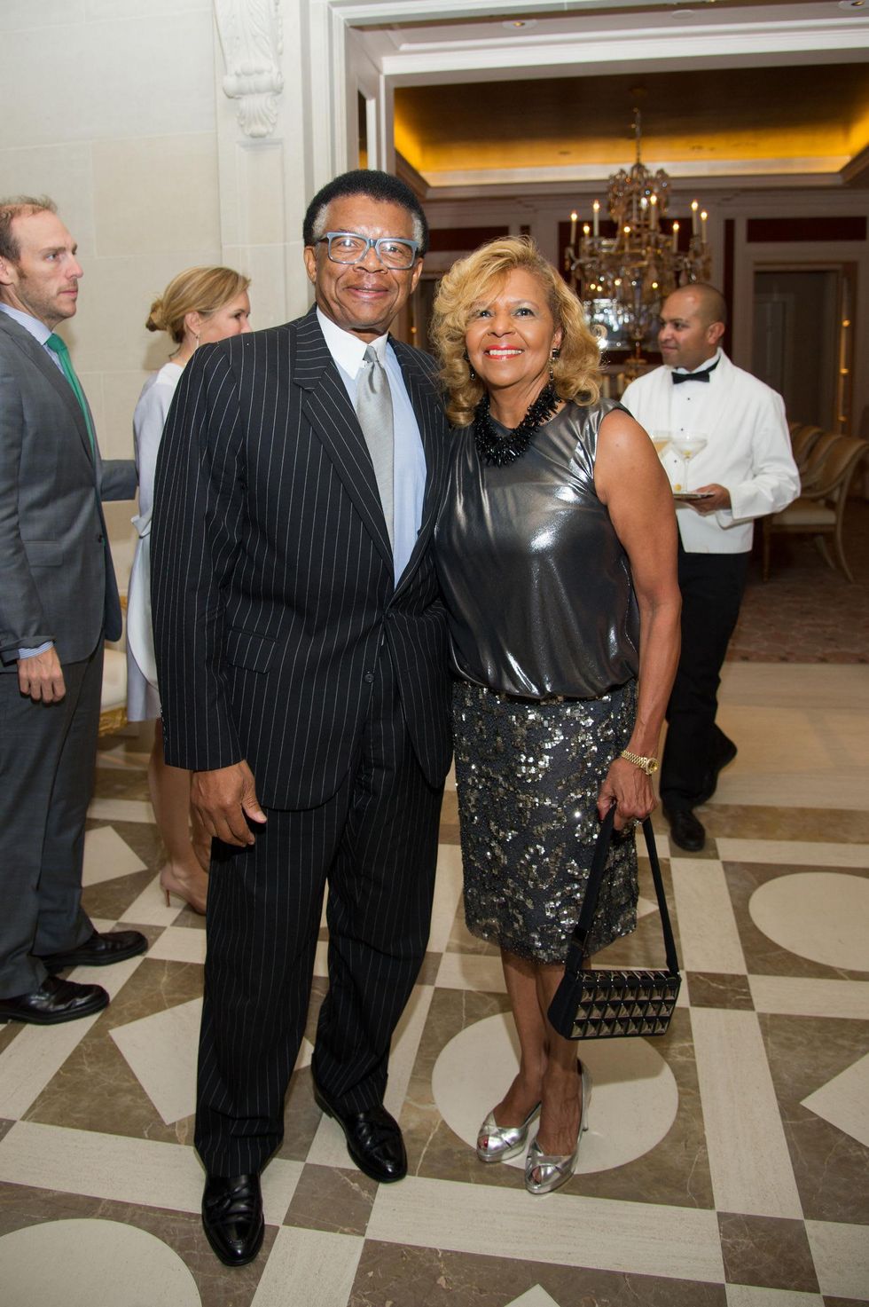 6 Rufus and Yvonne Cormier at the Zadok jewelry dinner October 2014