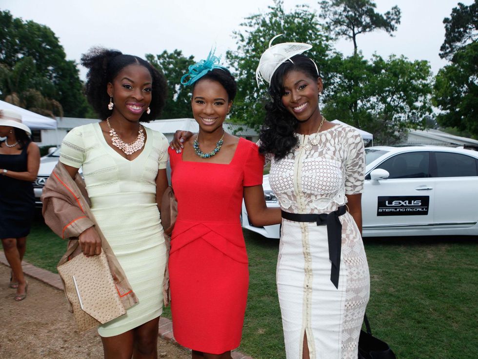 6 Ruth Moaning, from left, Rosmary Akachukwa and Collette Gadson at the Health Museum's Polo benefit April 2014