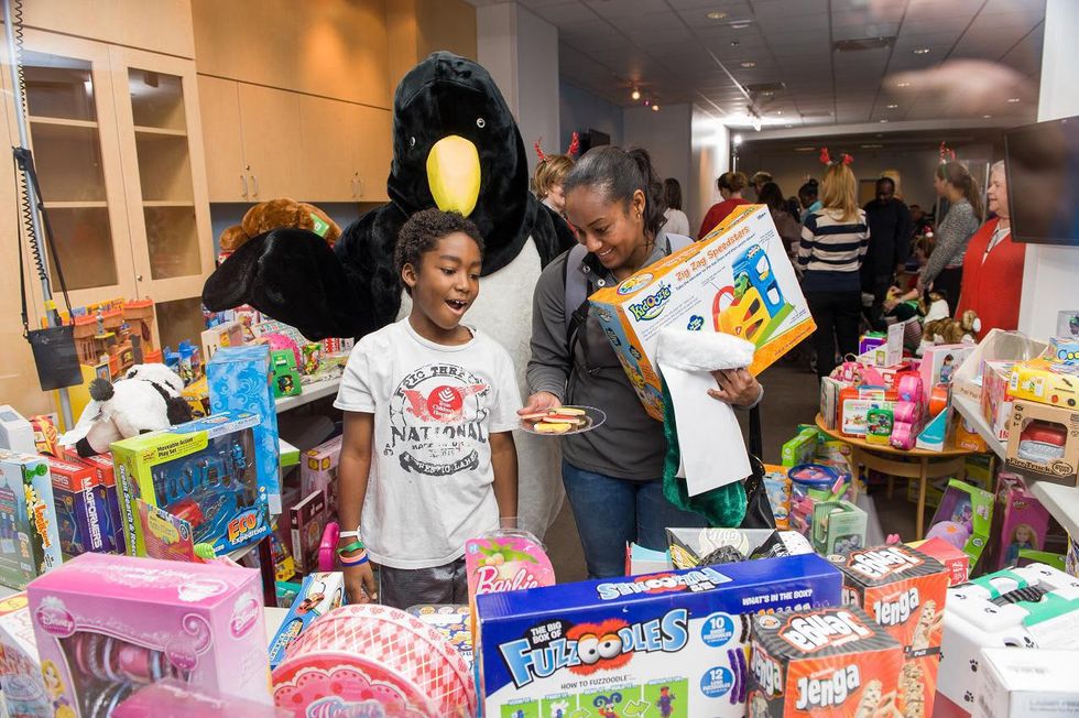 6 Santa at Texas Children's Hospital December 2013