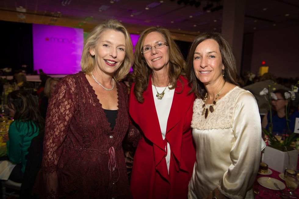 6 Sherry Redd, from left, Kelli Domijan and Mary Moorman at the Nutcracker Market Macy's luncheon November 2014