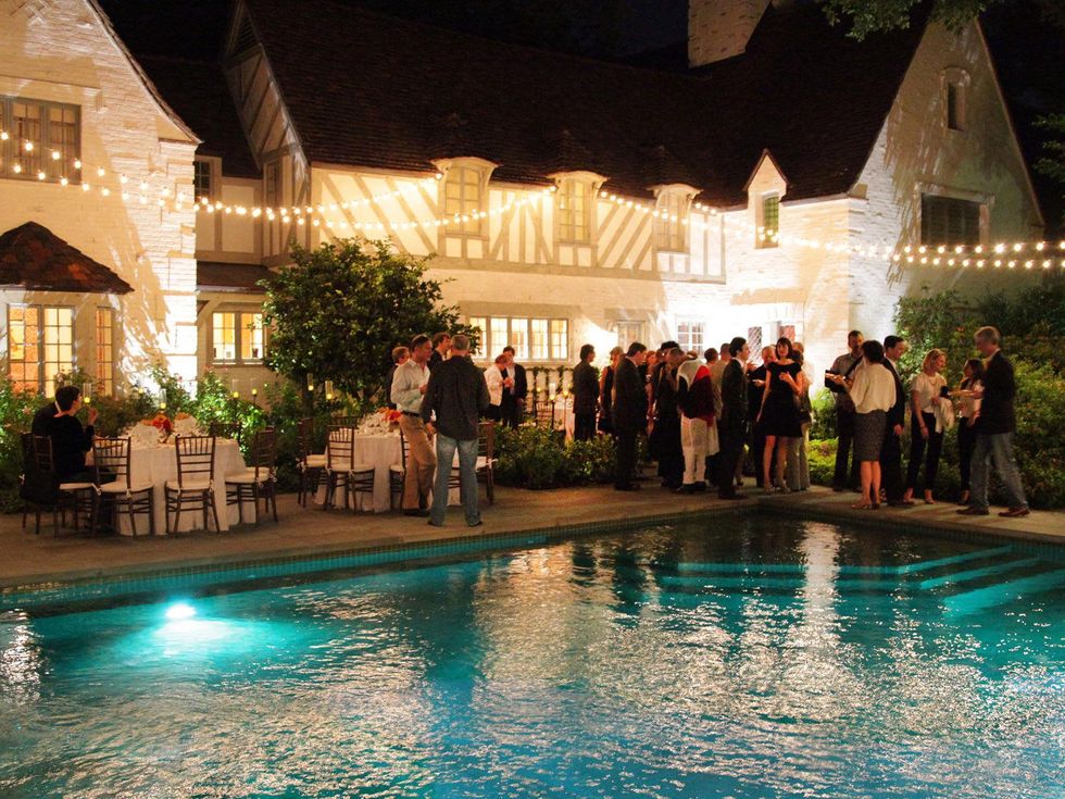 6 The dinner setting at the Laurie Anderson Dinner + Mitchell Artist Lecture September 2014