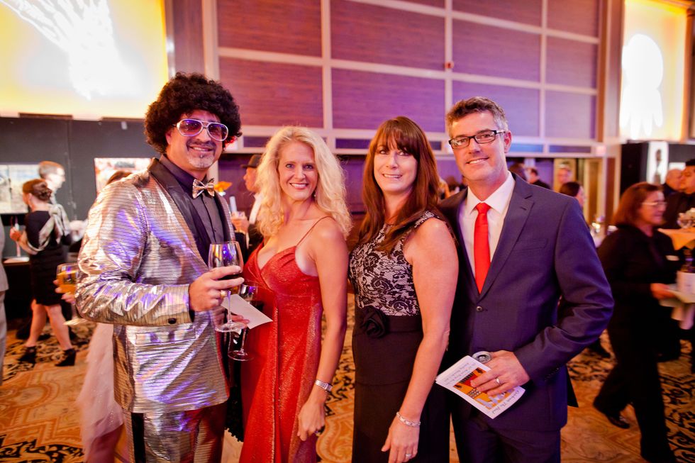 6 Todd and Heather Sutherland, from left, and Joelle and Alan Vermeulen at the Orange Show Gala November 2014