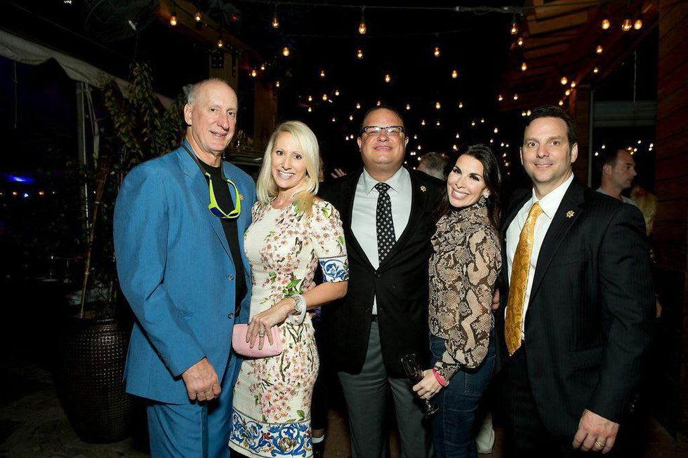 6 Tracy and Laurie Krohn, from left, Alan Rosen and Alyssa Kevin Maples at the K9s 4 Cops benefit November 2014