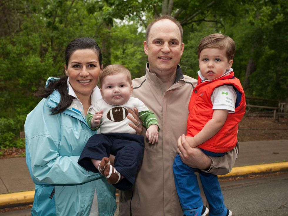 6 William Walkup, Drexel Walkup, David Walkup, Claudia Walkup at the Texas Children's Hospital Ambassadors Family Party April 2014