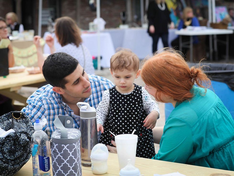 6 Yoni Gerber, from left Tracey Gerber and Tobey Gerber at Evelyn's Park Pop-Up event in the Park February 2014